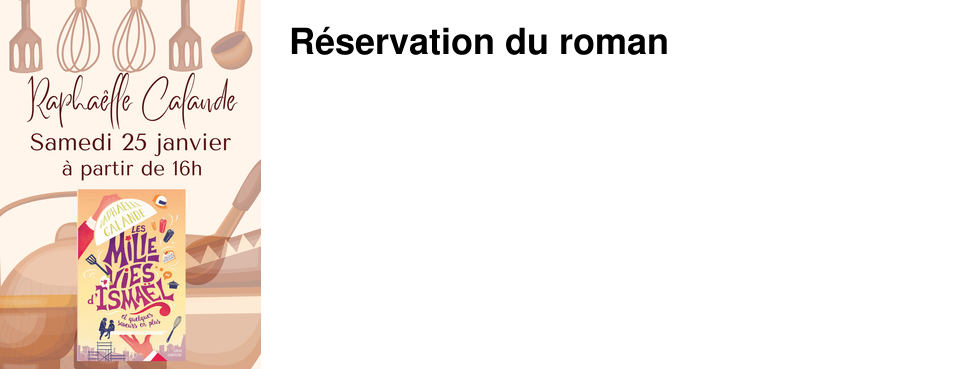 R�servation du roman