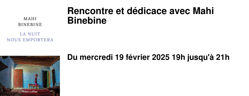 Rencontre et d�dicace avec Mahi Binebine
